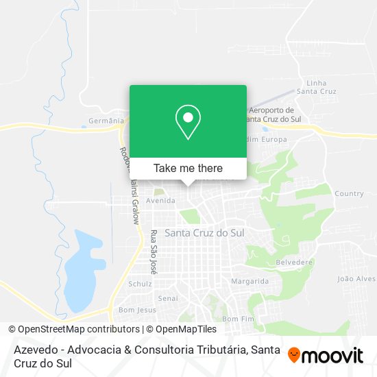 Azevedo - Advocacia & Consultoria Tributária map