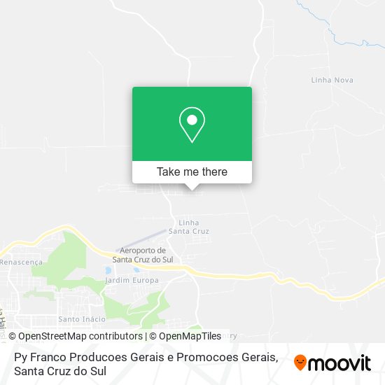 Mapa Py Franco Producoes Gerais e Promocoes Gerais