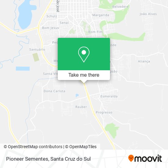 Pioneer Sementes map
