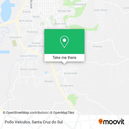 Pollo Veículos map
