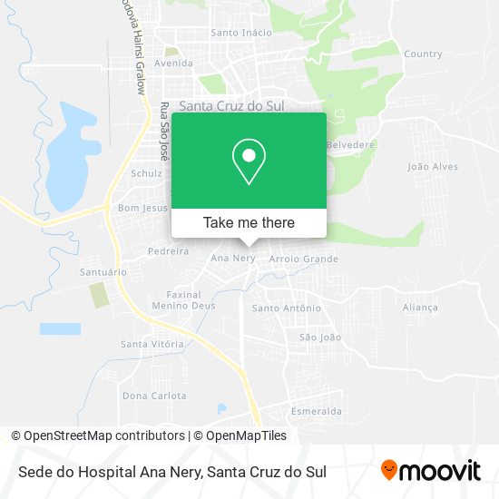 Sede do Hospital Ana Nery map