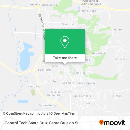 Control Tech Santa Cruz map