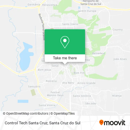 Control Tech Santa Cruz map