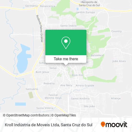 Kroll Indústria de Moveis Ltda map