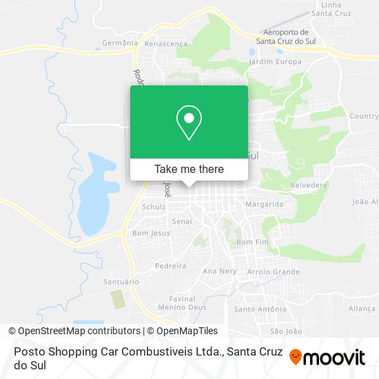 Mapa Posto Shopping Car Combustiveis Ltda.
