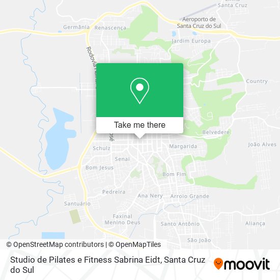 Mapa Studio de Pilates e Fitness Sabrina Eidt