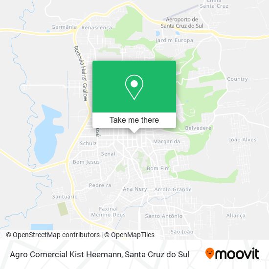 Agro Comercial Kist Heemann map