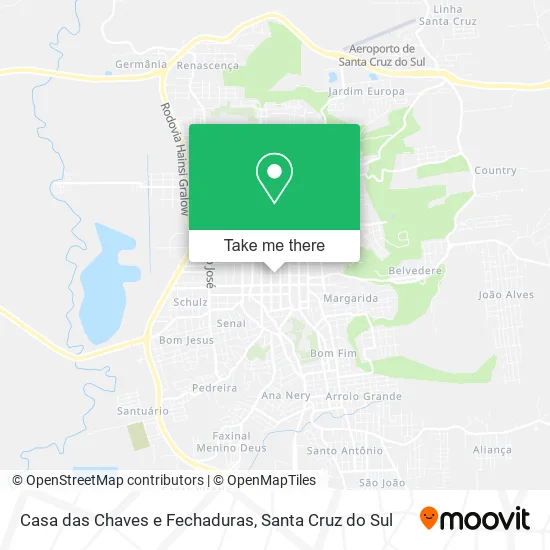 Casa das Chaves e Fechaduras map