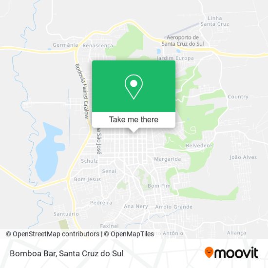 Mapa Bomboa Bar