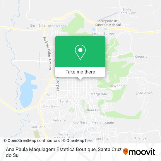 Ana Paula Maquiagem Estetica Boutique map