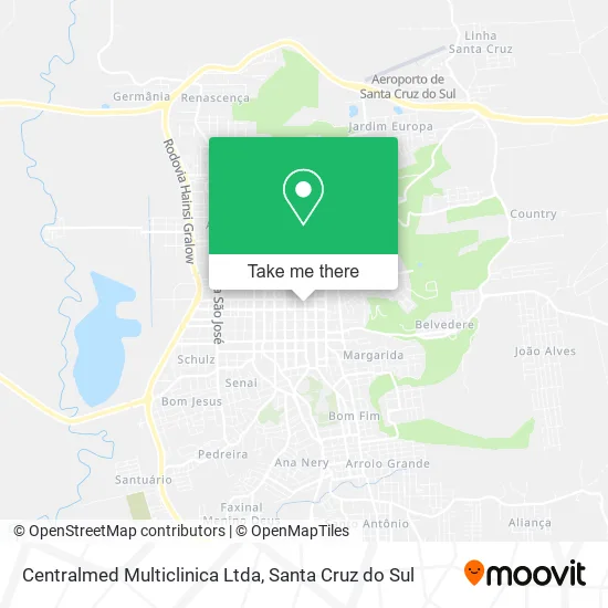 Centralmed Multiclinica Ltda map