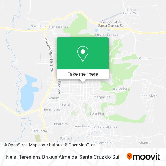 Nelsi Teresinha Brixius Almeida map