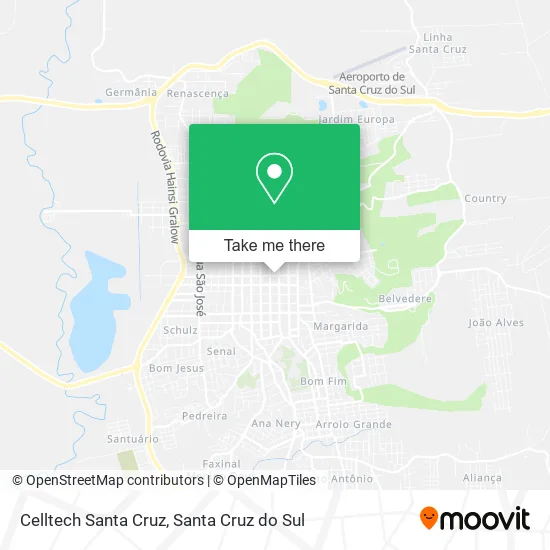 Celltech Santa Cruz map