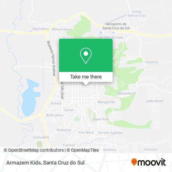 Armazem Kids map