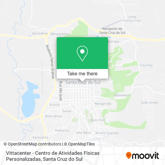 Vittacenter - Centro de Atividades Físicas Personalizadas map