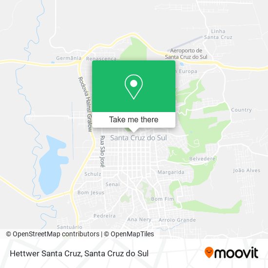 Hettwer Santa Cruz map