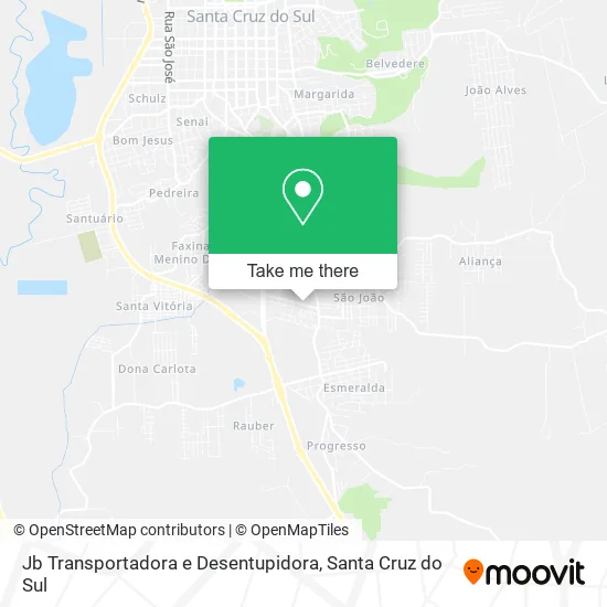 Jb Transportadora e Desentupidora map