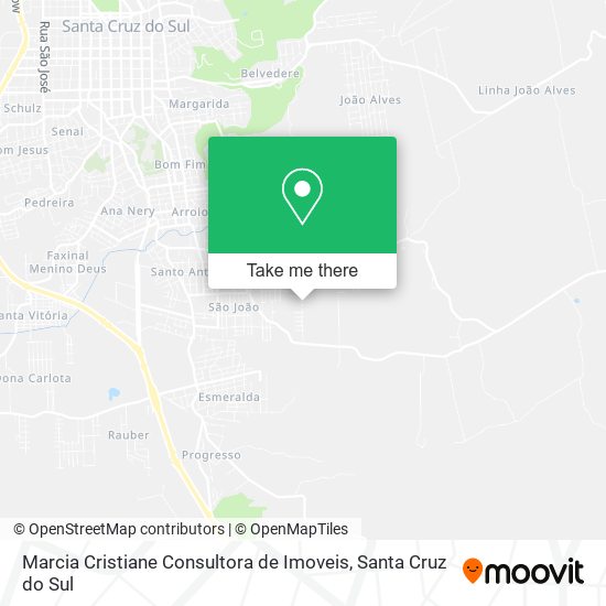 Mapa Marcia Cristiane Consultora de Imoveis