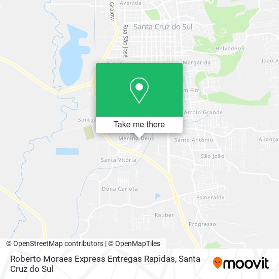 Mapa Roberto Moraes Express Entregas Rapidas