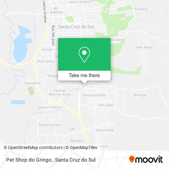 Pet Shop do Gringo. map