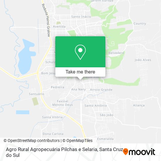 Agro Rural Agropecuária Pilchas e Selaria map