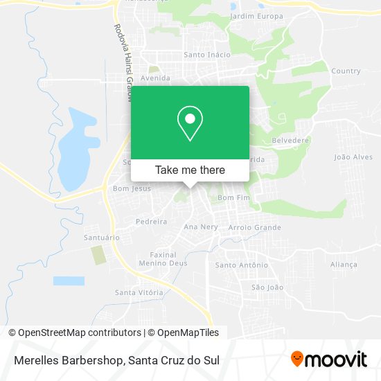 Merelles Barbershop map