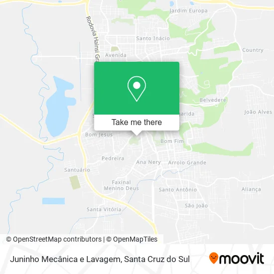 Juninho Mecânica e Lavagem map