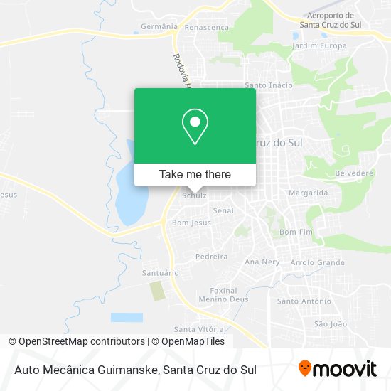 Auto Mecânica Guimanske map