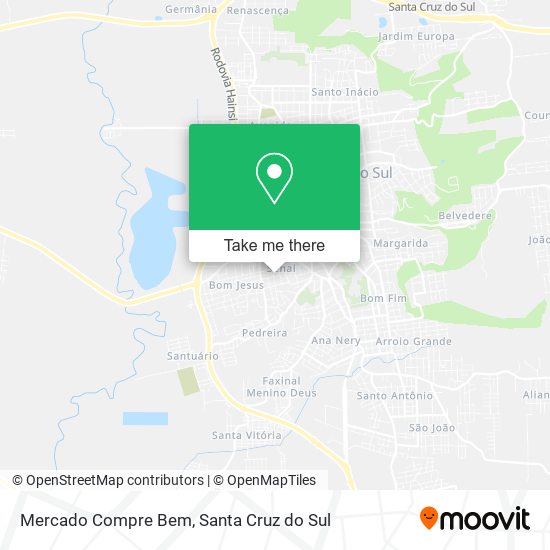 Mercado Compre Bem map
