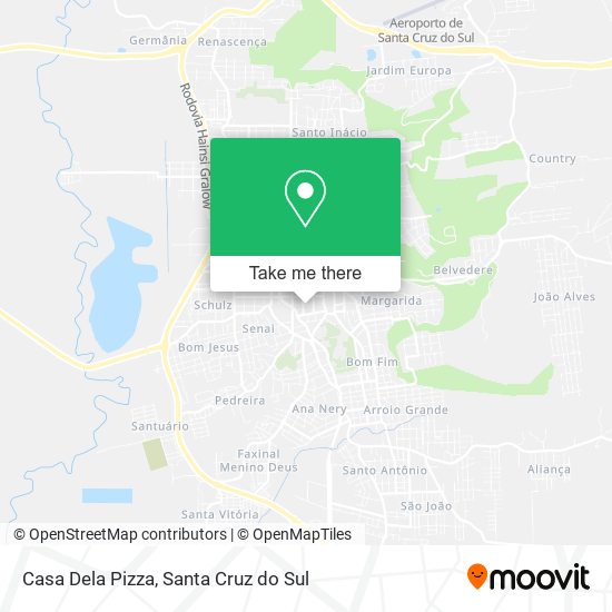 Casa Dela Pizza map