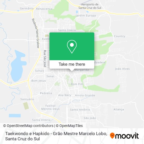 Taekwondo e Hapkido - Grão Mestre Marcelo Lobo map