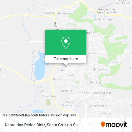 Kanto das Redes Diniz map