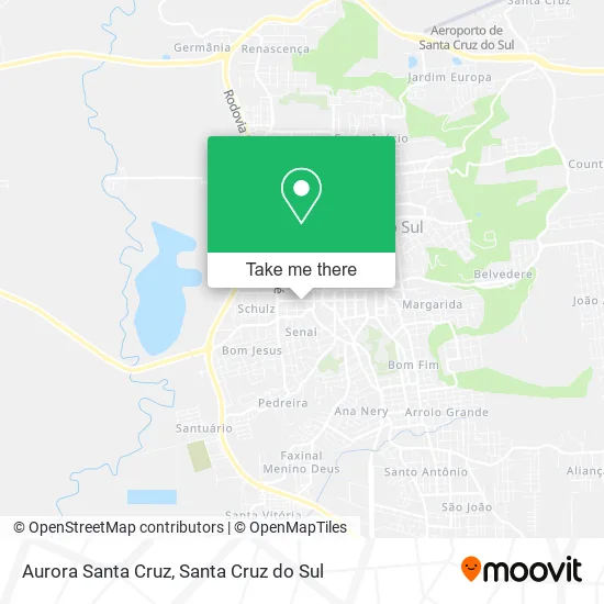 Aurora Santa Cruz map