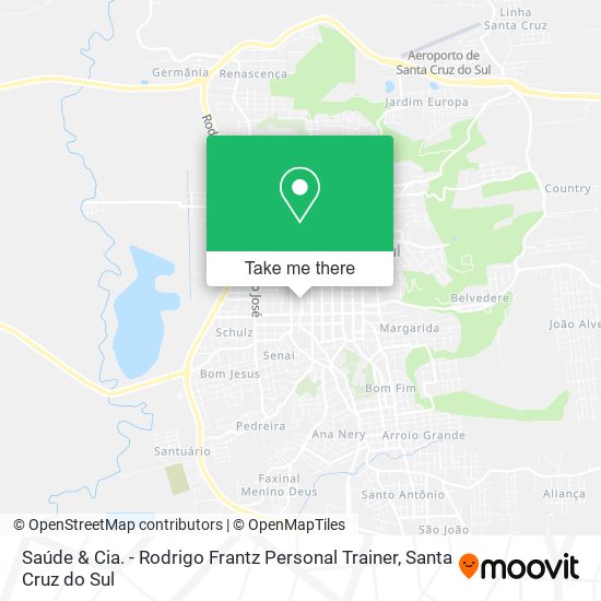 Saúde & Cia. - Rodrigo Frantz Personal Trainer map