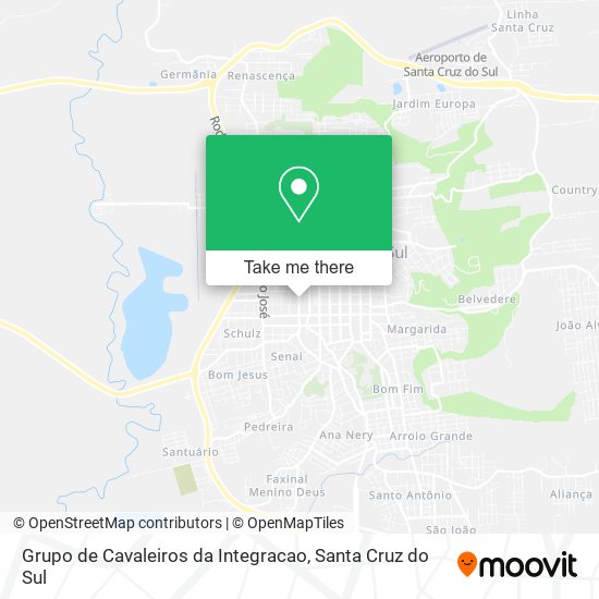 Grupo de Cavaleiros da Integracao map