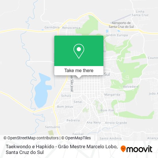 Taekwondo e Hapkido - Grão Mestre Marcelo Lobo map