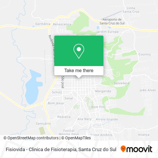 Fisiovida - Clinica de Fisioterapia map