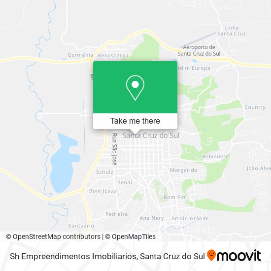 Sh Empreendimentos Imobiliarios map