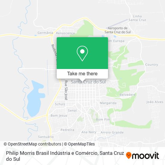 Philip Morris Brasil Indústria e Comércio map