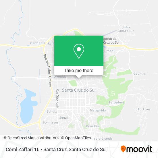 Mapa Coml Zaffari 16 - Santa Cruz