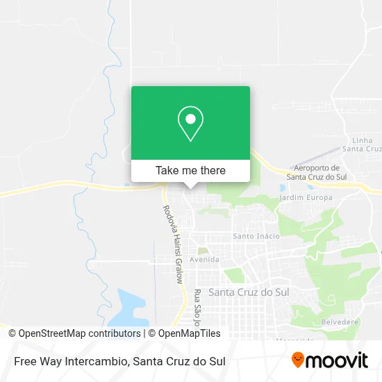 Free Way Intercambio map