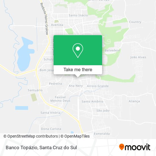Banco Topázio map
