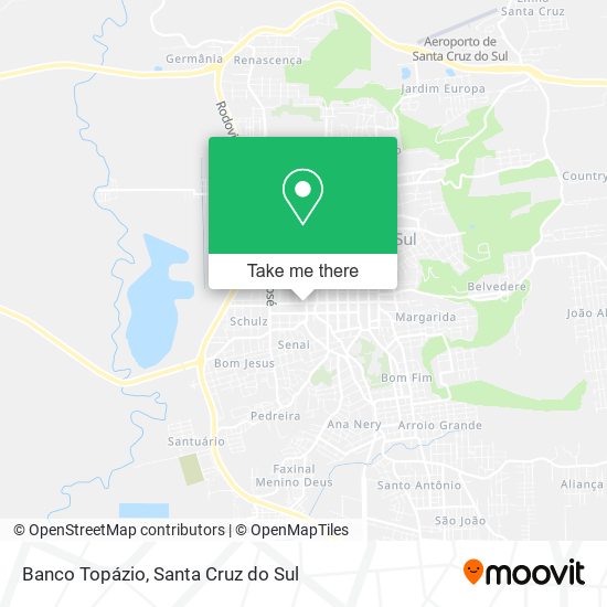 Banco Topázio map