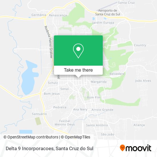 Delta 9 Incorporacoes map