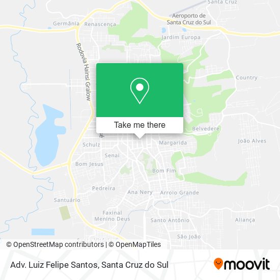 Adv. Luiz Felipe Santos map