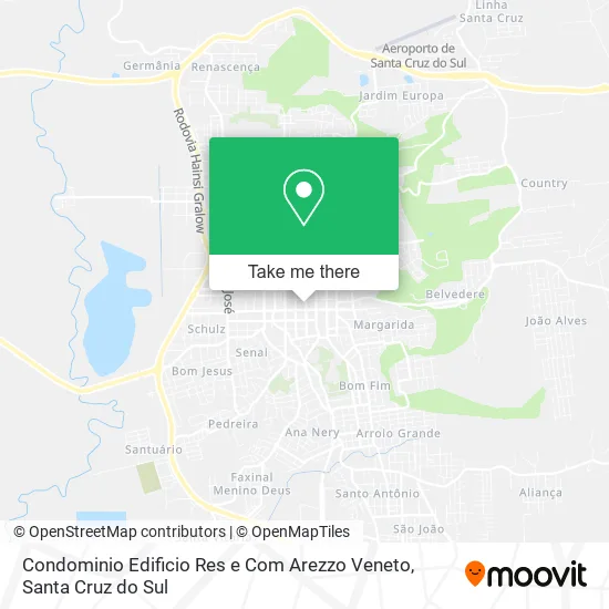 Condominio Edificio Res e Com Arezzo Veneto map