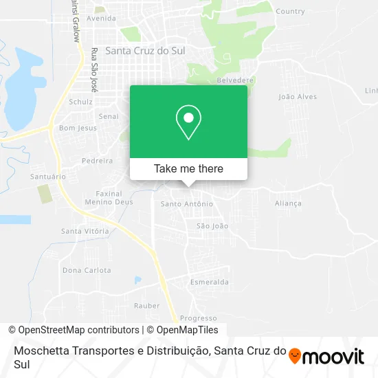 Moschetta Transportes e Distribuição map