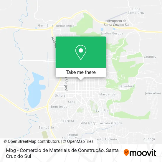 Mbg - Comercio de Materiais de Construção map
