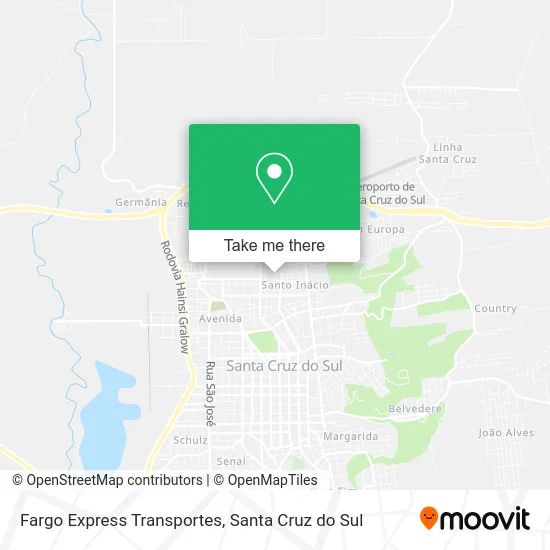 Fargo Express Transportes map