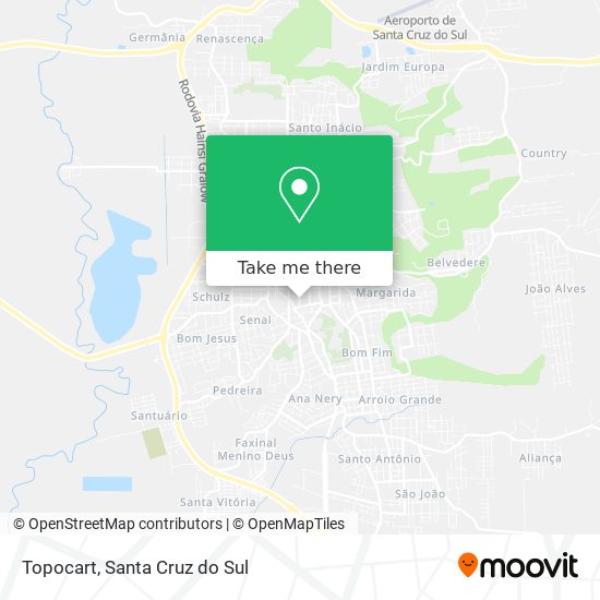 Topocart map